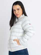 Womens Quilted High Neck Puffer Jacket